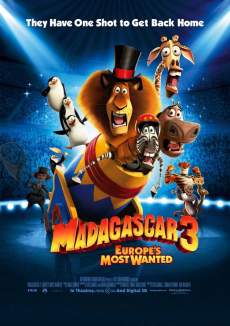 Madagascar 3 2012 Dual Audio Hindi 480p 300MB Filmy4Wap